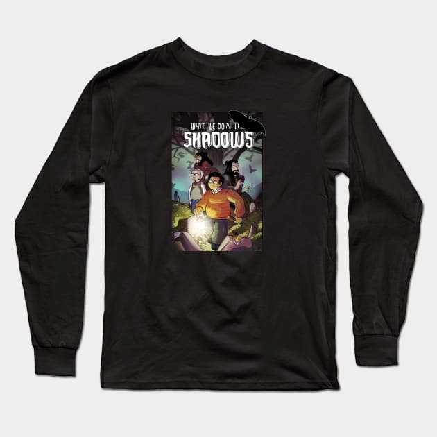 What We Do In The Shadows Cartoon Poster Long Sleeve T-Shirt by Wyrielle